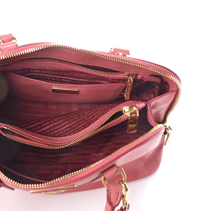 Prada Saffiano Lux Medium Promenade Tote Peonia 5 of 9