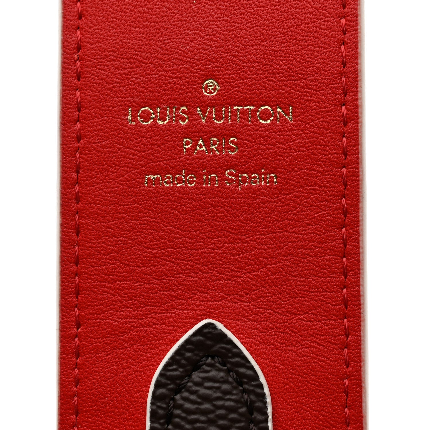 Louis Vuitton Monogram Bandouliere Shoulder Strap Red 3 of 4