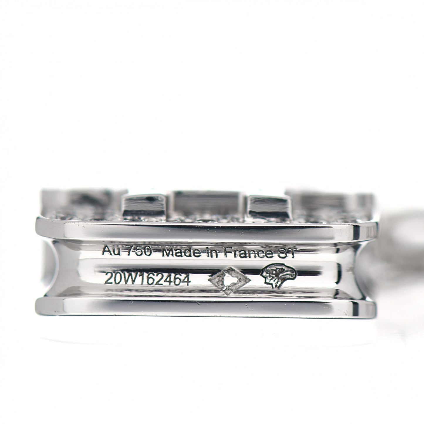 18K White Gold Diamond Constance Amulettes Bracelet ST