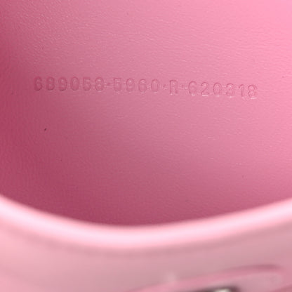 Balenciaga Calfskin S Downtown Shoulder Bag Candy Pink Black 6 of 9