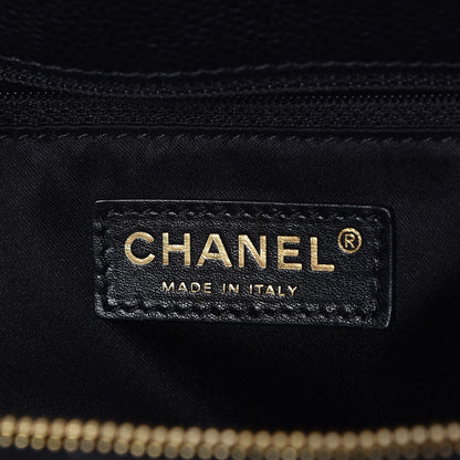 Chanel Caviar Quilted Grand Shopping Tote GST Black 6 of 8