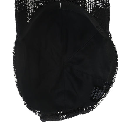 Chanel Tweed Cap Hat M Black White 7 of 8
