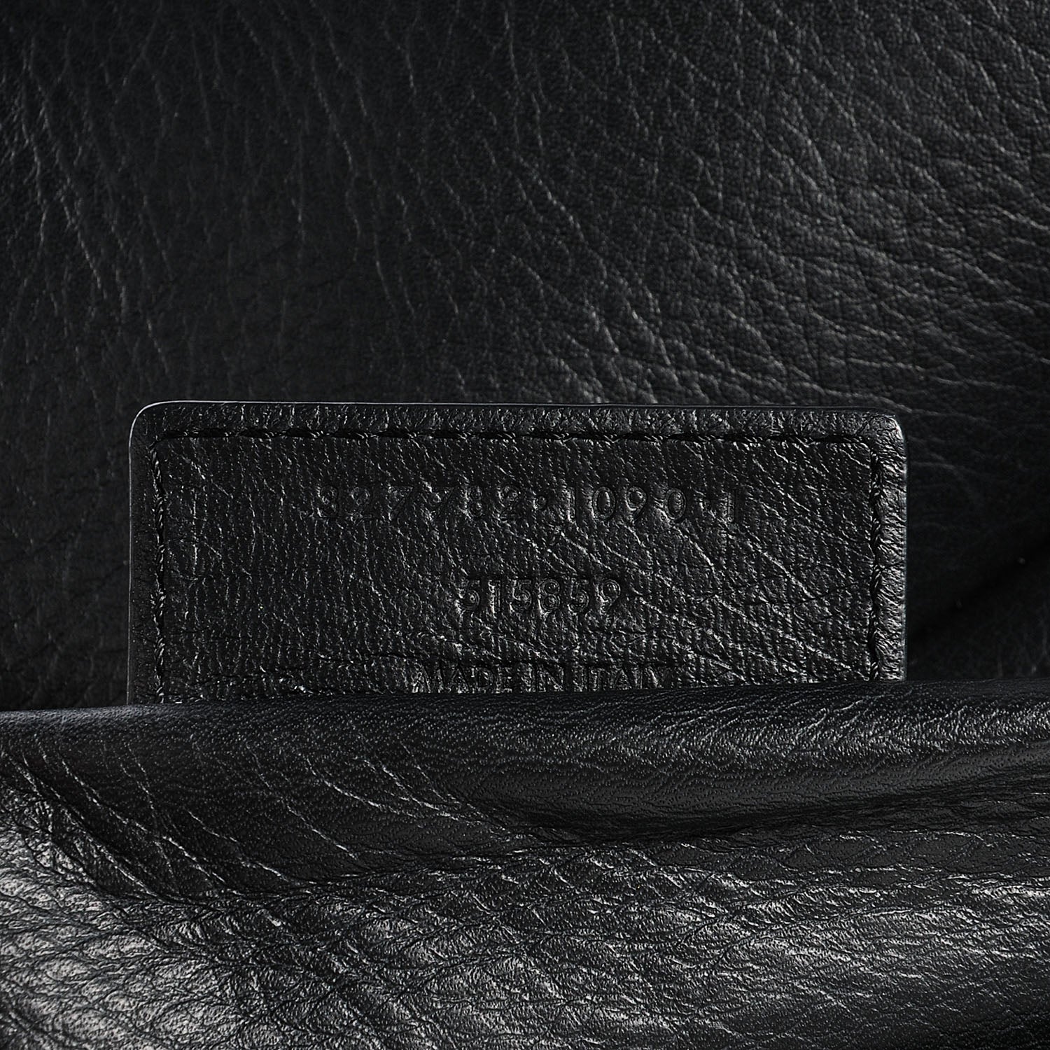 Balenciaga Calfskin Papier Sight Clutch Black 7 of 10