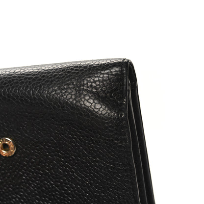 Chanel Caviar Timeless CC Compact French Wallet Black 11 of 13