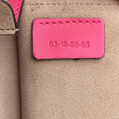 Chloe Suede Calfskin Mini Faye Bracelet Bag Fuchsia Rose 7 of 10