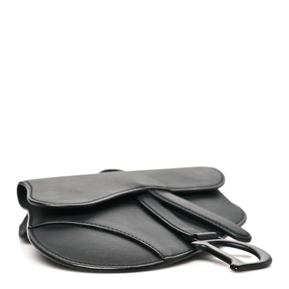 Christian Dior Ultra Matte Calfskin Saddle Belt Bag Black 3 of 8
