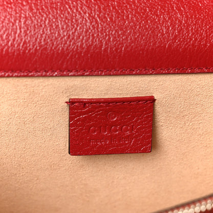 Gucci Tweed GG Monogram Small Dionysus Shoulder Bag White Black Romantic Cherry 9 of 13