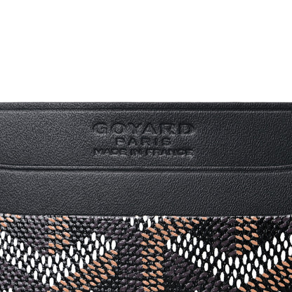 Goyard Goyardine Saint Sulpice Card Holder Black 6 of 7