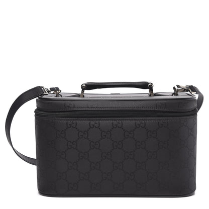 Gucci Nylon Monogram Vanity Cosmetic Case Black 1 of 12