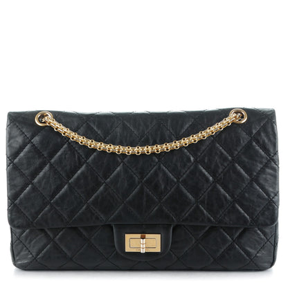 Chanel Aged Calfskin Quilted 2.55 Reissue 227 Flap Black 1 of 8