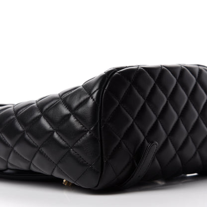 Chanel Lambskin Quilted Small Urban Spirit Backpack Black 5 of 10
