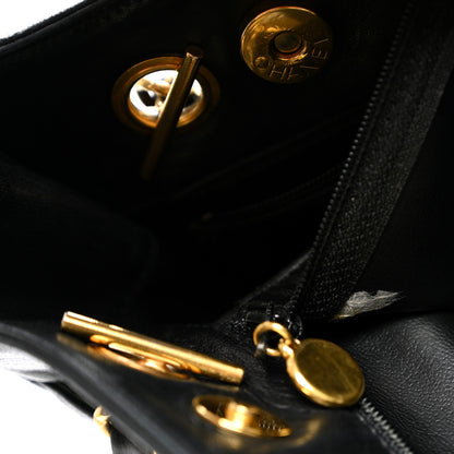Chanel Lambskin CC Shoulder Bag Black 7 of 11