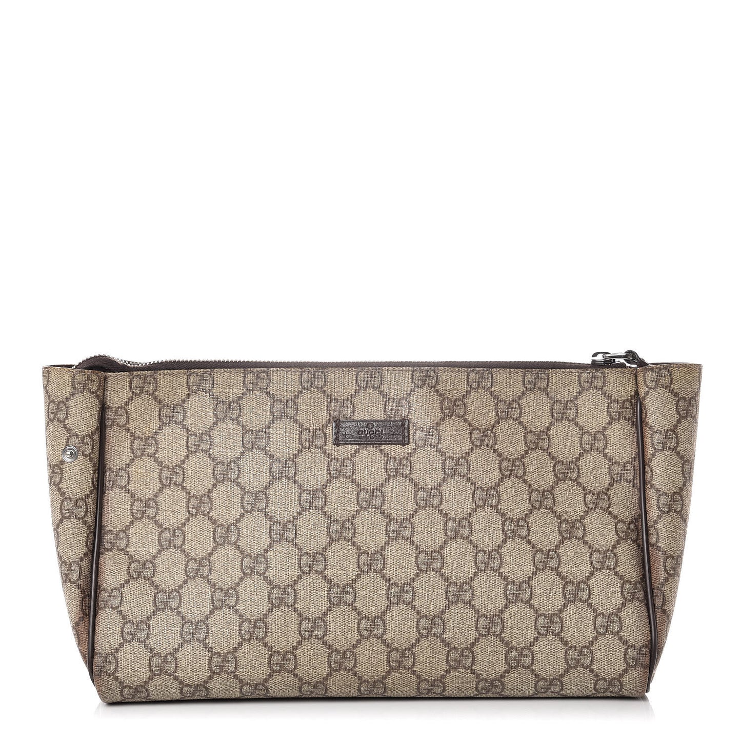 GG Plus Monogram Toiletry Case Brown