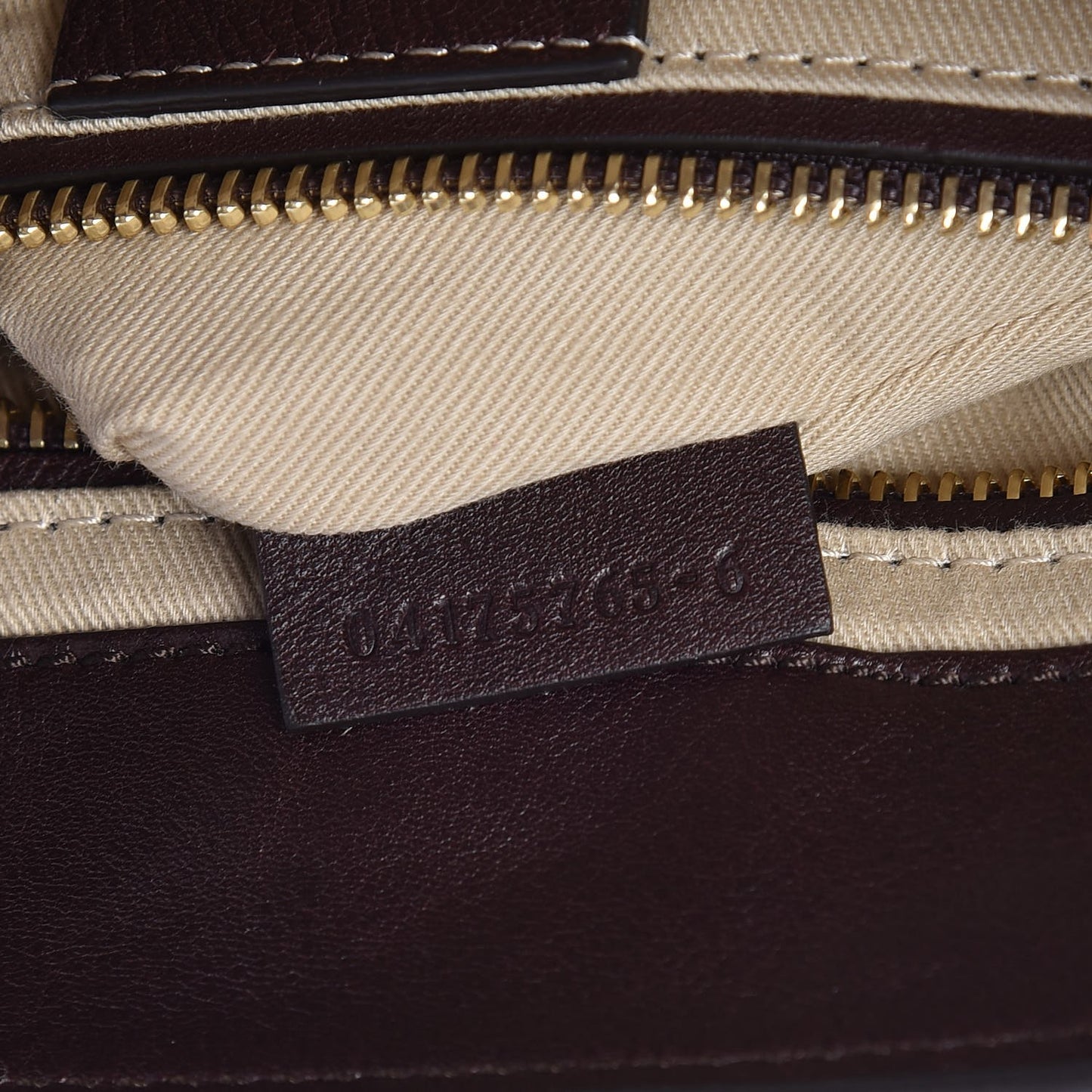 Suede Calfskin Small Faye Backpack Carbon Brown