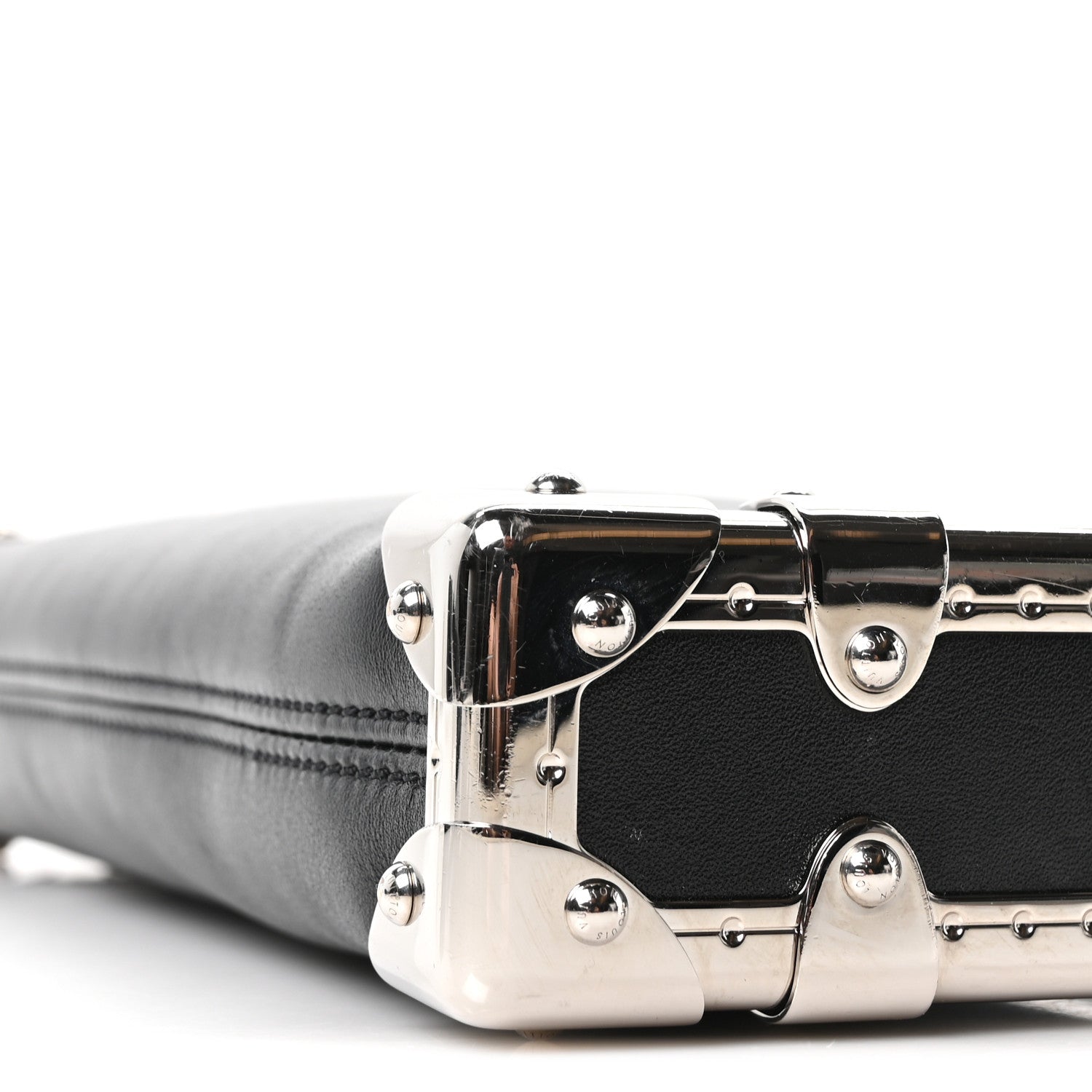 Louis Vuitton Calfskin Slim Trunk Black 9 of 9