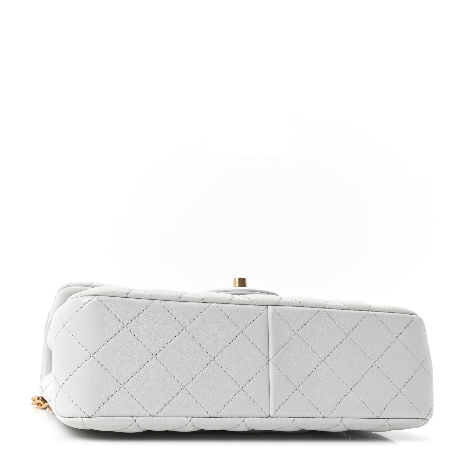 Chanel Lambskin Quilted Small Sweet Camellia Flap Light Blue 3 of 9