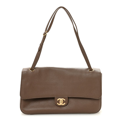 Chanel Grained Calfskin Small Souplissimo Maxi Flap Light Brown 1 of 10