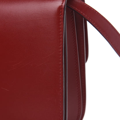 Celine Box Calfskin Medium Classic Box Flap Bag Red 8 of 12