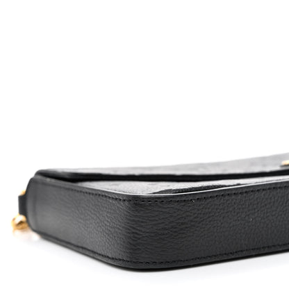 Louis Vuitton Empreinte Pochette Felicie Chain Wallet Black 12 of 13
