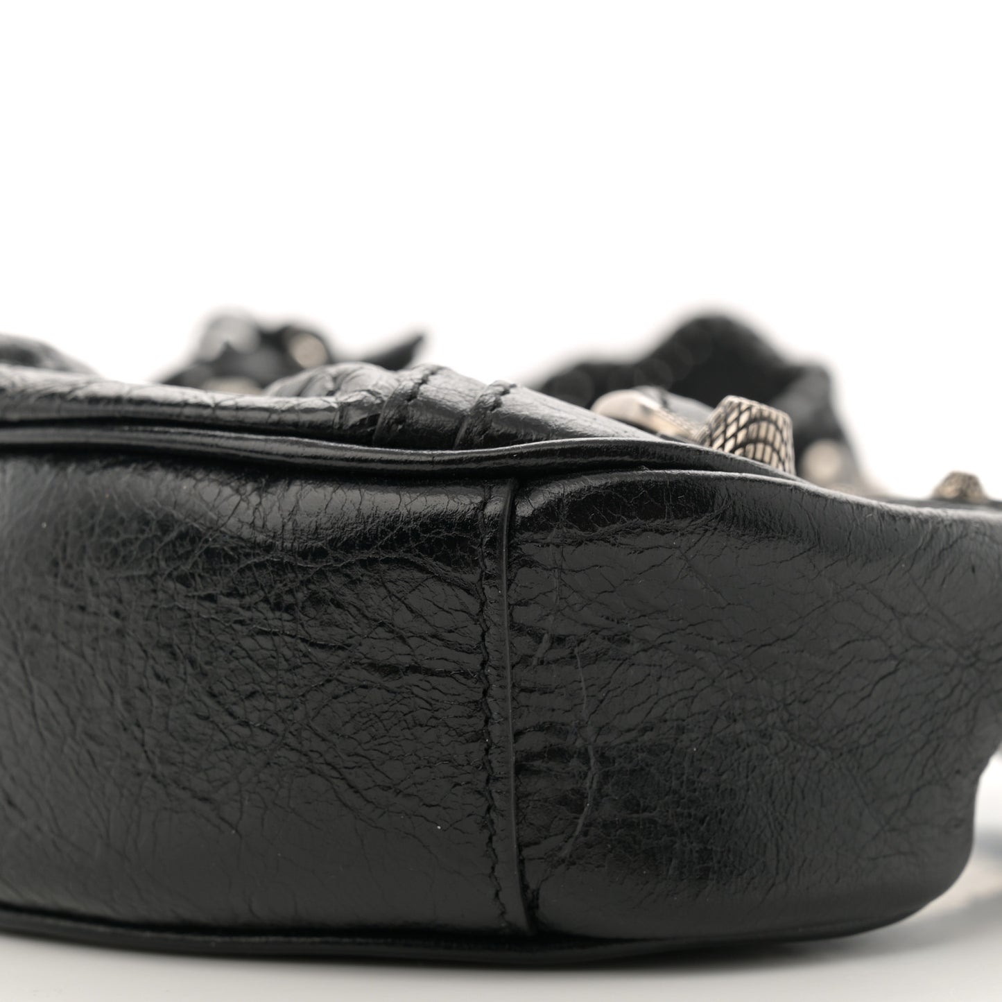 Agneau Arena Le Cagole Shoulder Bag XS Black