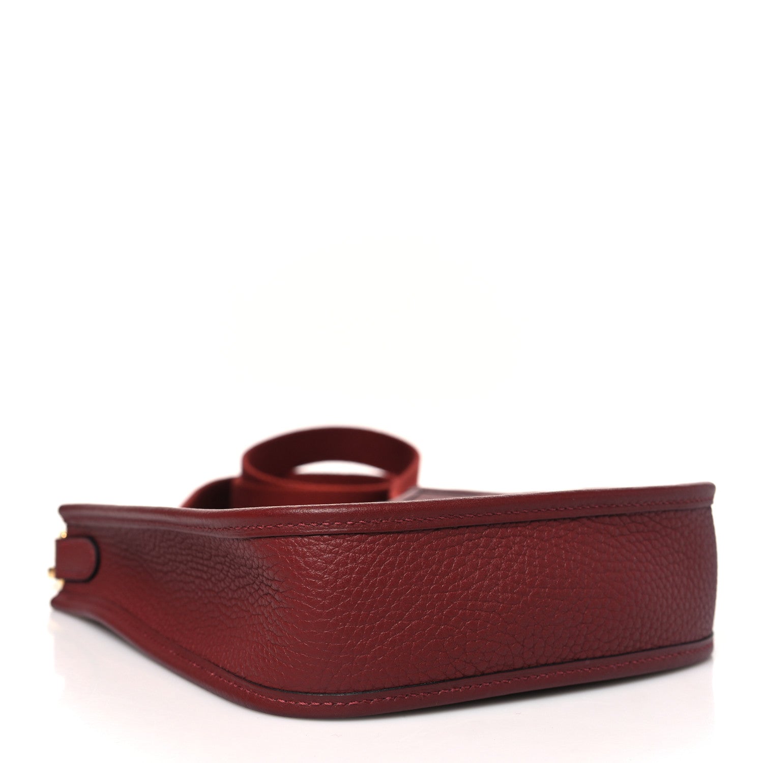 Hermes Taurillon Clemence Evelyne TPM Rouge H 4 of 11