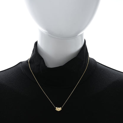 Tiffany 18K Yellow Gold 12mm Elsa Peretti Bean Pendant Necklace 2 of 4