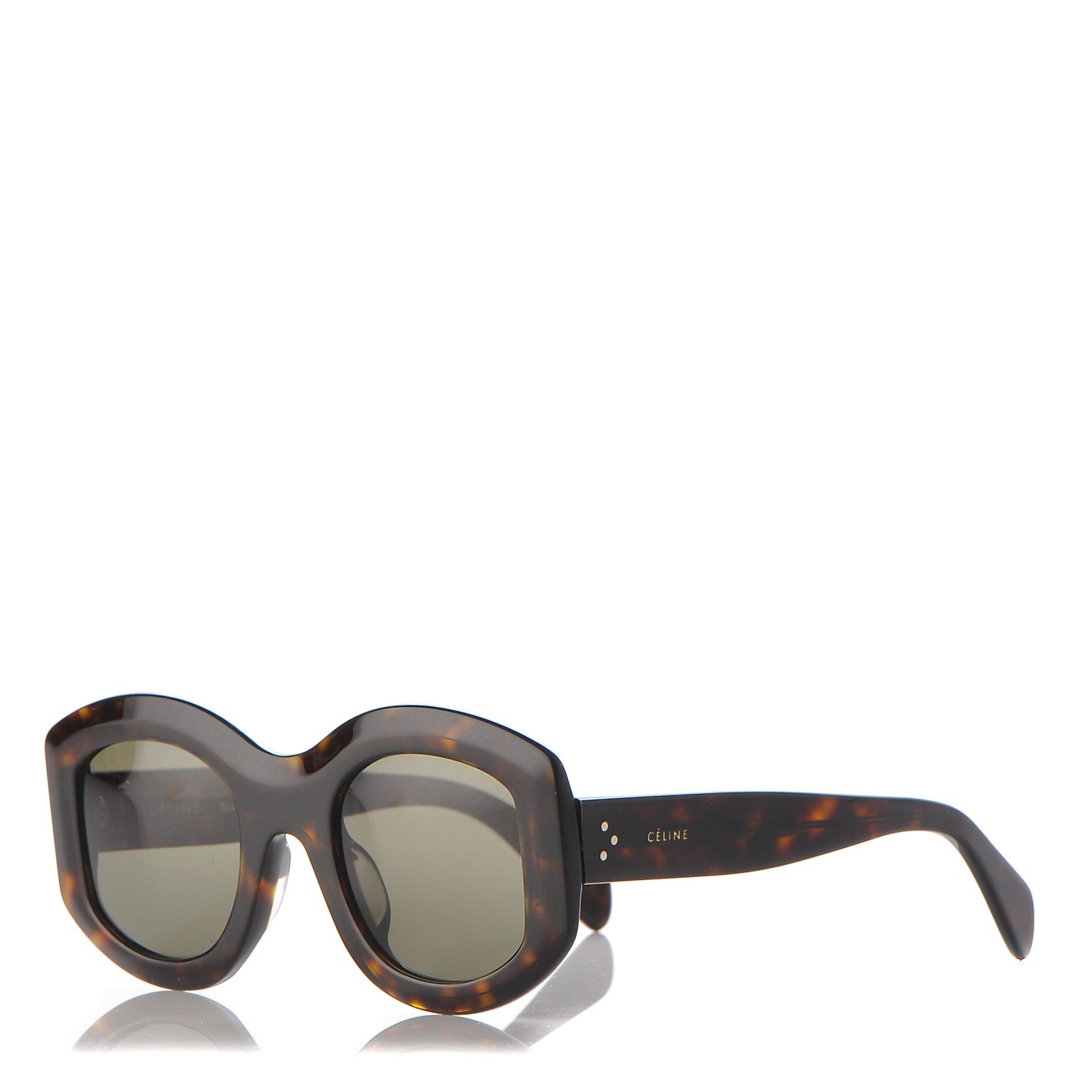 Celine Oval Sunglasses CL 41092/S Tortoise 1 of 6