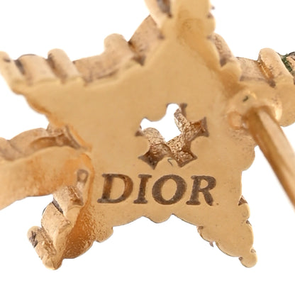 Christian Dior Crystal Clair D Lune Wrap Around Earrings Gold 4 of 4