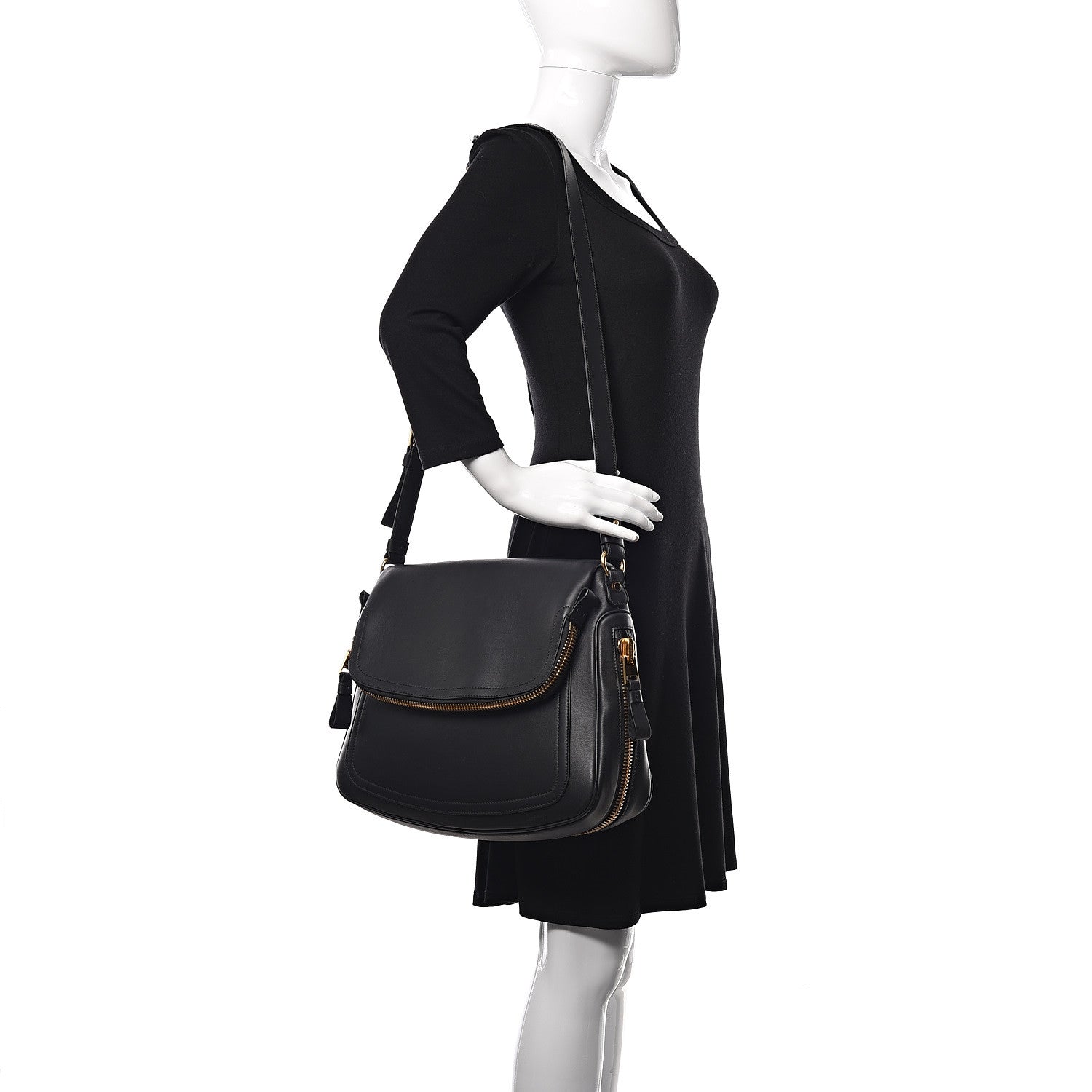 Tom Ford Calfskin Large Jennifer Black 2 of 8