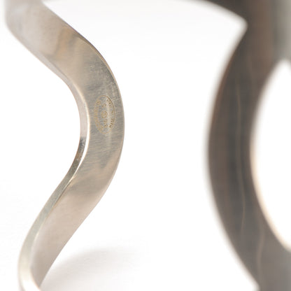 Chanel Metal CC Cuff Silver 4 of 4