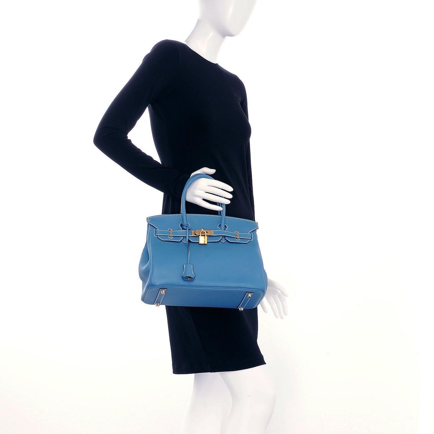 Togo Birkin 30 Blue Jean