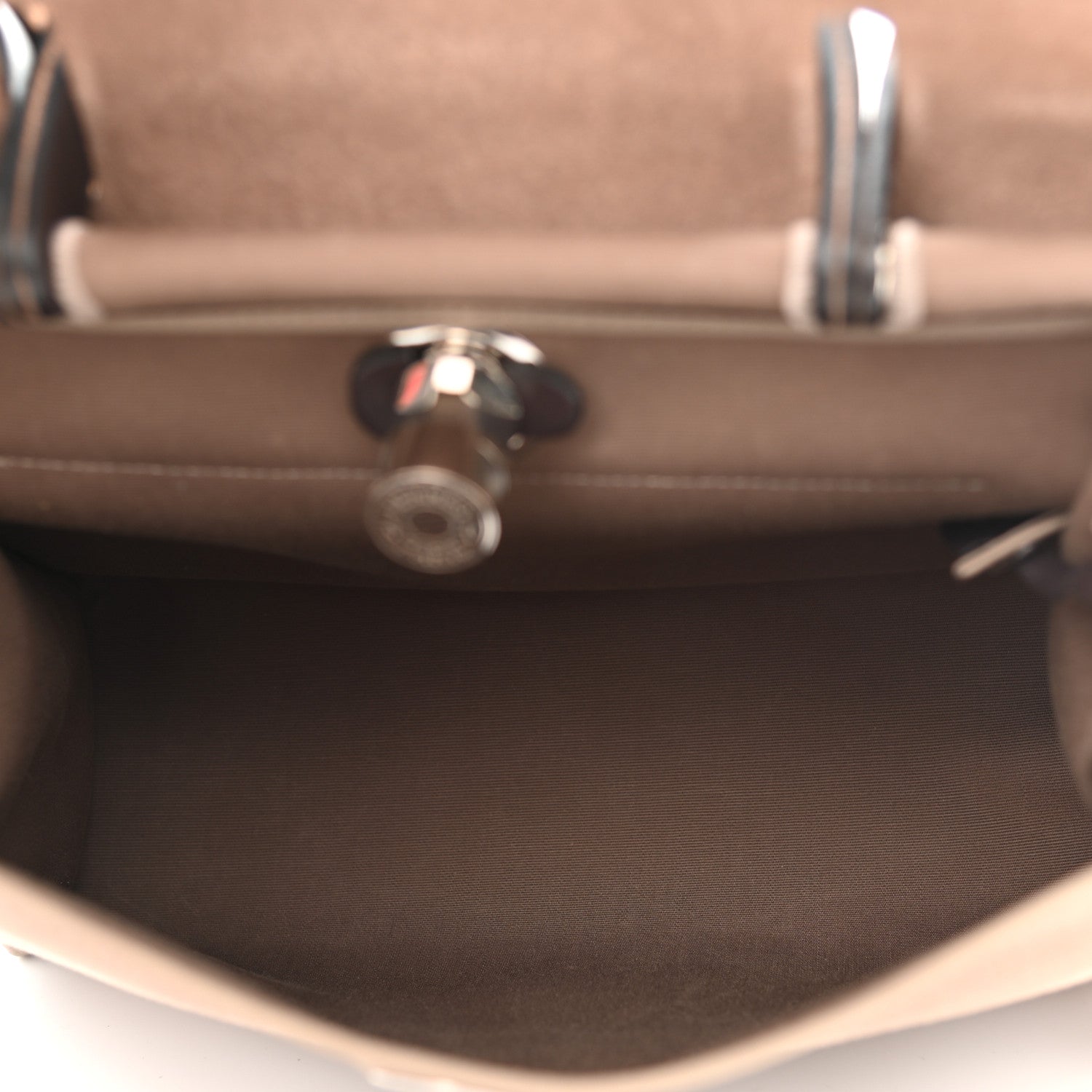 Hermes Vache Hunter Toile Herbag Zip 31 PM Etoupe Ebene 6 of 11