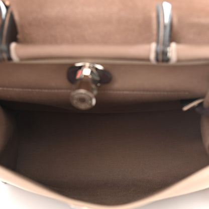 Hermes Vache Hunter Toile Herbag Zip 31 PM Etoupe Ebene 6 of 11