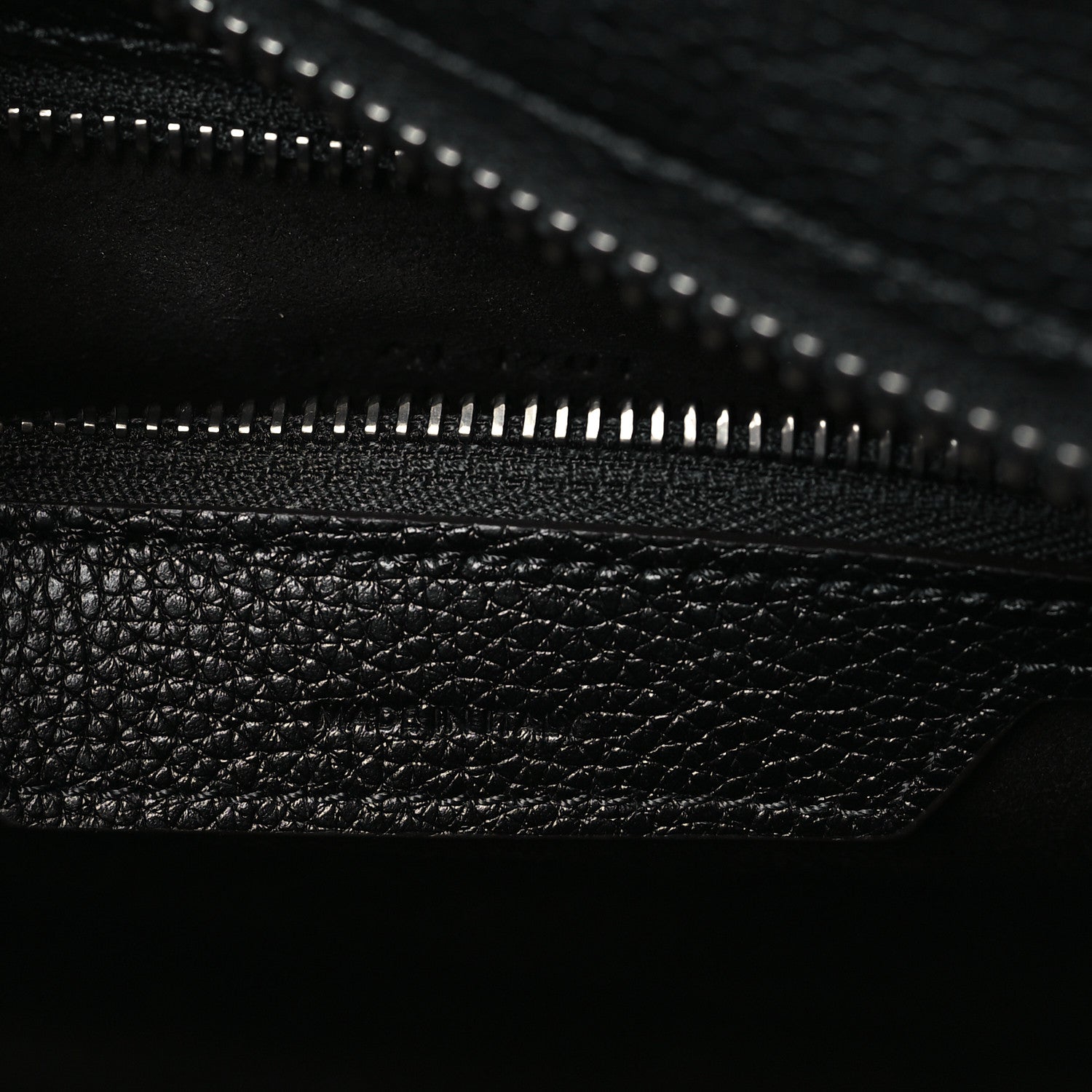 Celine Drummed Calfskin Micro Luggage Black 7 of 10