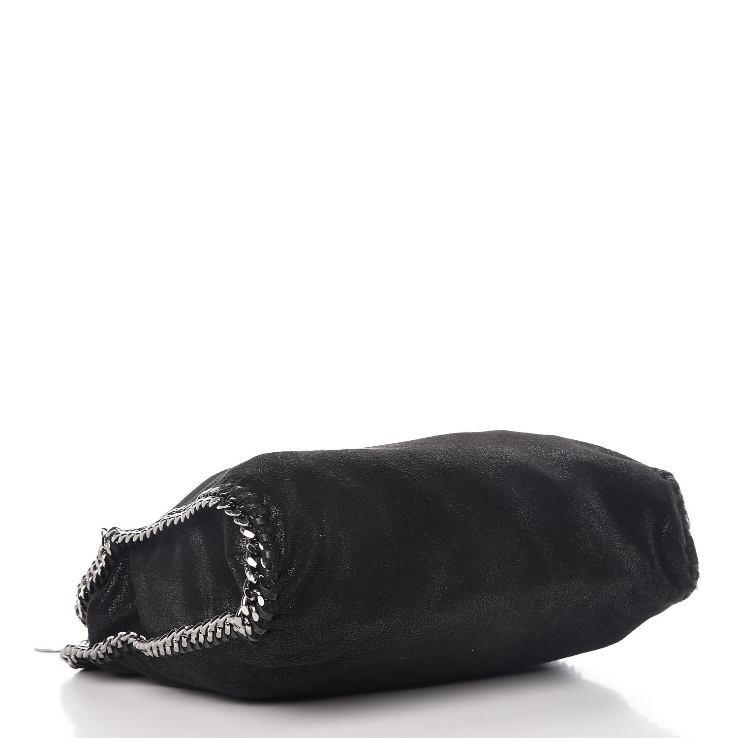 Stella McCartney Shaggy Deer Falabella Fold Over Tote Black 4 of 10