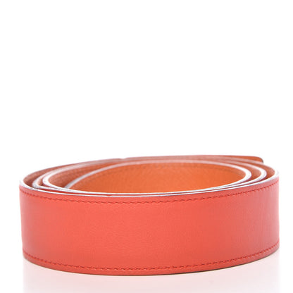 Hermes Swift Epsom 32mm Belt Strap 90 Capucine Orange 2 of 8