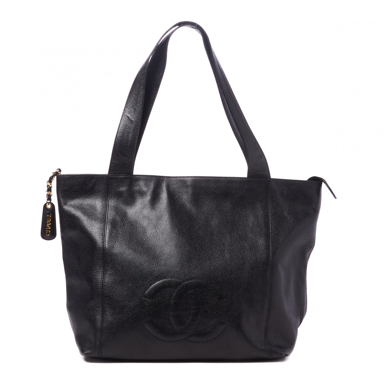 Chanel Caviar CC Tote Black 1 of 9
