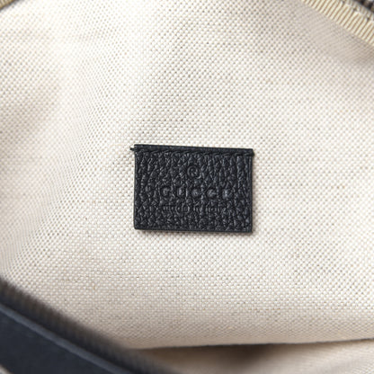 Gucci Grained Calfskin Logo Belt Bag Black 6 of 9