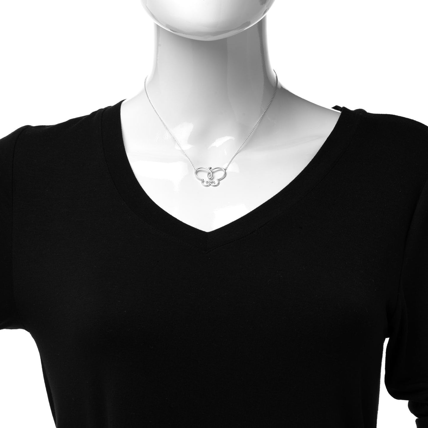 Sterling Silver Paloma Picasso Butterfly Pendant Necklace