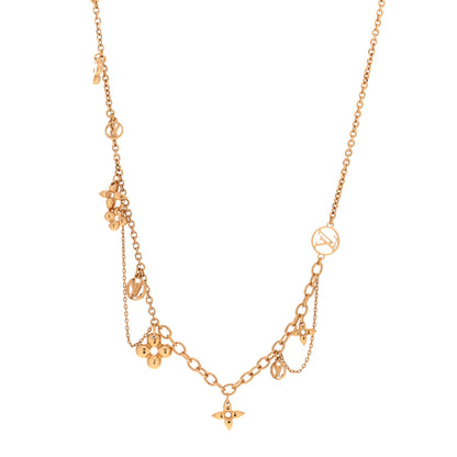 Louis Vuitton Metal Blooming Supple Necklace Gold 1 of 8