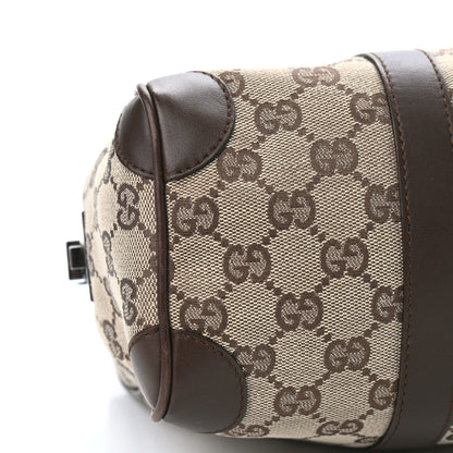 Gucci Monogram Mini Boston Dark Brown 9 of 10