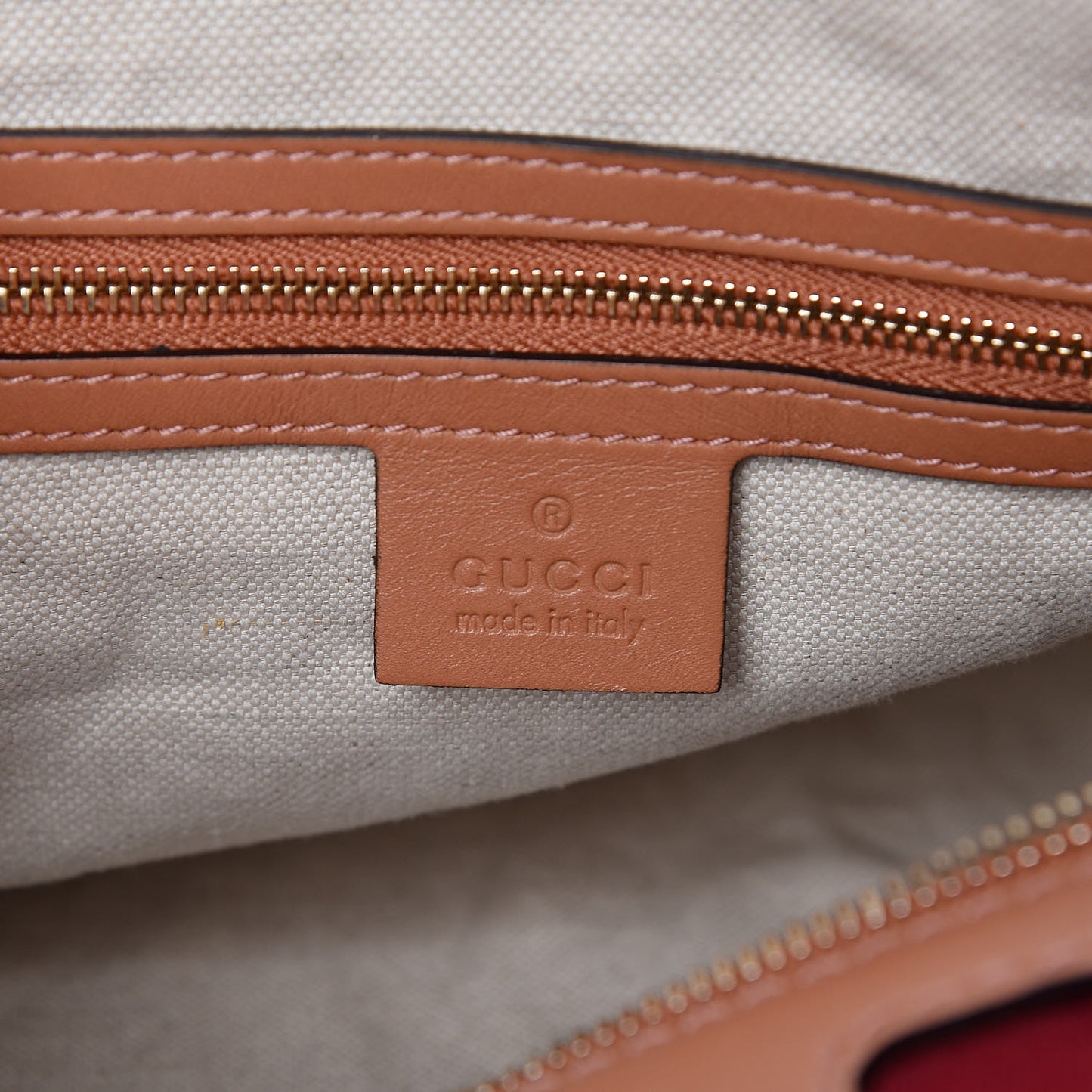 Monogram Vintage Web Medium Boston Pink
