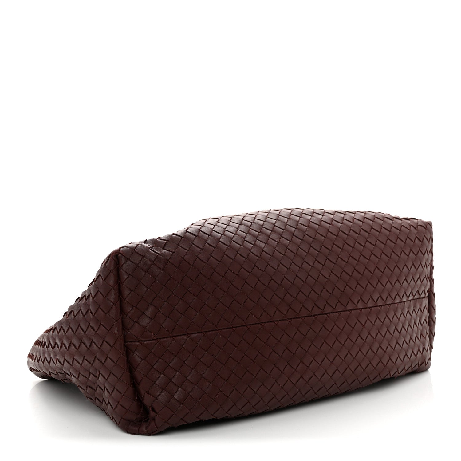 Bottega Veneta Calfskin Intrecciato Pinacoteca Reversible Tote Madder Brown Lunar 5 of 11