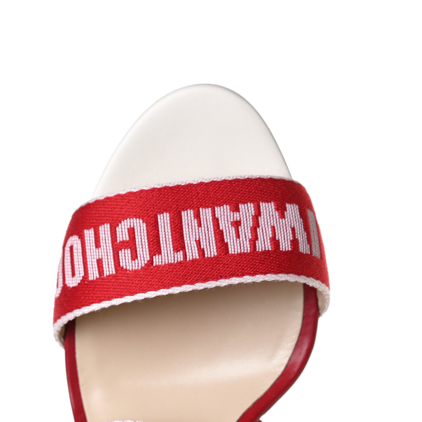 Canvas Bailey 100 Pumps 41 Red White