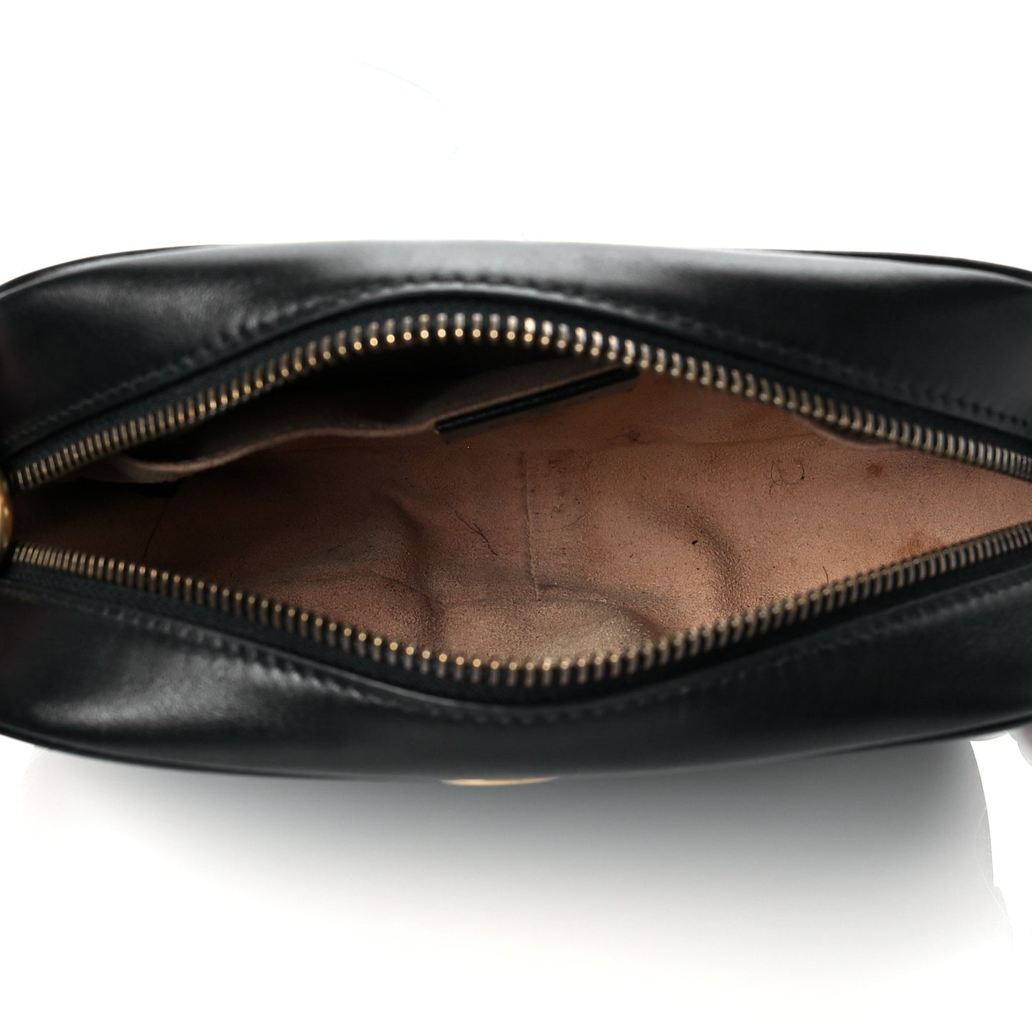 Calfskin Matelasse Mini GG Marmont Chain Shoulder Bag Black