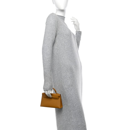 Hermes Epsom Mini Kelly Sellier 20 Sesame 2 of 13