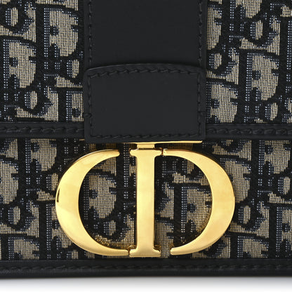 Christian Dior Oblique 30 Montaigne Flap Bag Blue 8 of 11