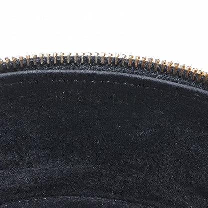 Chanel Caviar Round Jewelry Travel Case Black 8 of 9