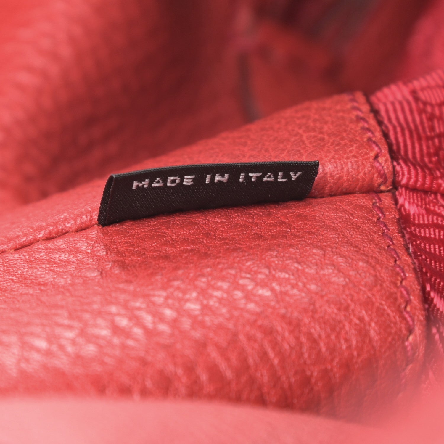 Prada Vitello Daino Hobo Rosso 7 of 11