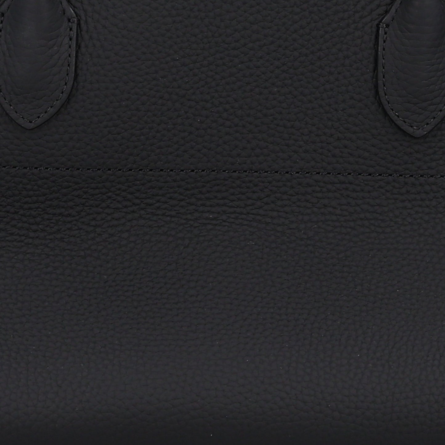 Matte Grained Calfskin Margaux Shoulder 12 Black